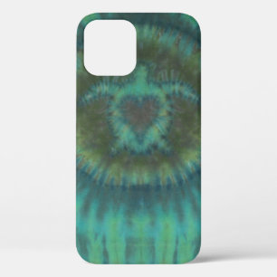 Case-Mate iPhone Case Black Green Love Turtles Heart Tie Dye