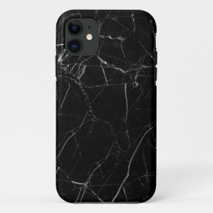 Coques Pour iPhone Black Marble Texture