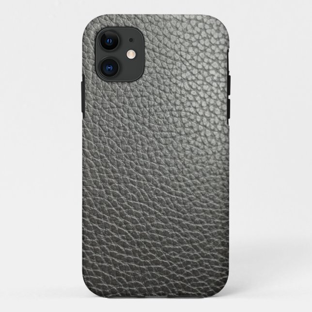 Coques Case-Mate iPhone Black more leather (Dos)