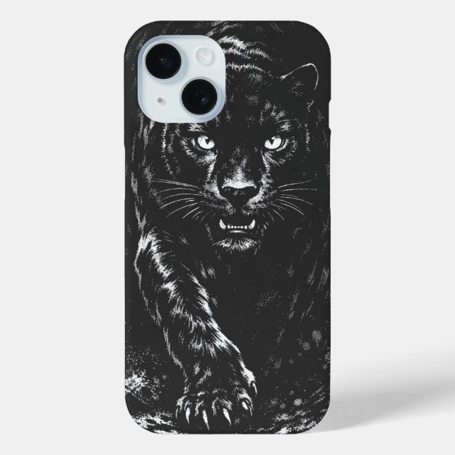 Coques Case-Mate iPhone Black Panther — par BurnsInHell (Verso)