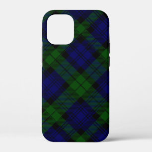 Case-Mate iPhone Case Black Watch Tartan bleu vert Plaid