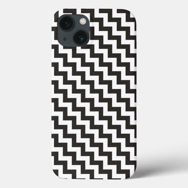 Coques Case-Mate iPhone Black White Diagonal Chevrons iPhone 6 Xtreme Coqu (Verso)