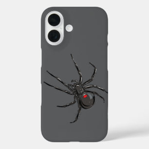 Coque Pour iPhone 16 Black Widow Spider Dessin original