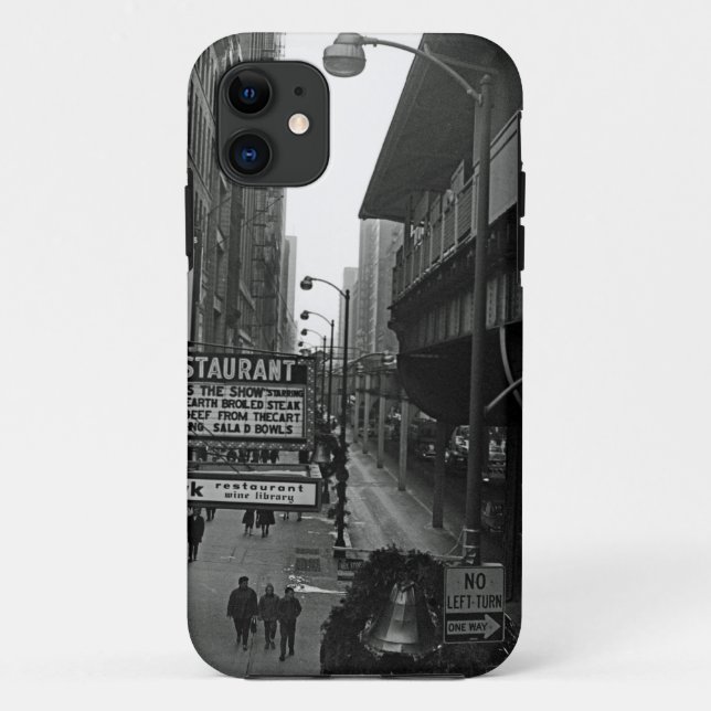 Coques Case-Mate iPhone Blackhawk, rue des signes du restaurant de Chicago (Dos)