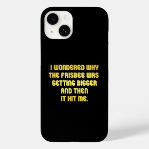 Coque Pour iPhone 14 Blague de frisbee drôle