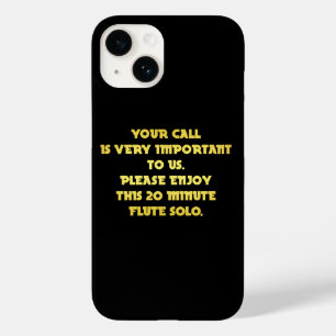 Coque Pour iPhone 14 Blague Téléphonique Amusante de Service Client
