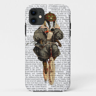 Coque Case-Mate Pour iPhone Blaireau sur la bicyclette vintage