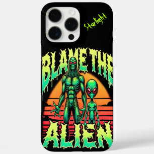 Coques iPhone 16 Pro Max Blâmer l'Alien dans Sunset Glow