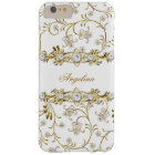 Blanc Argent Or Diamant Fleur Bijou