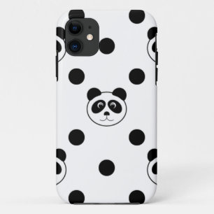 Coque iPhone 11 blanc panda