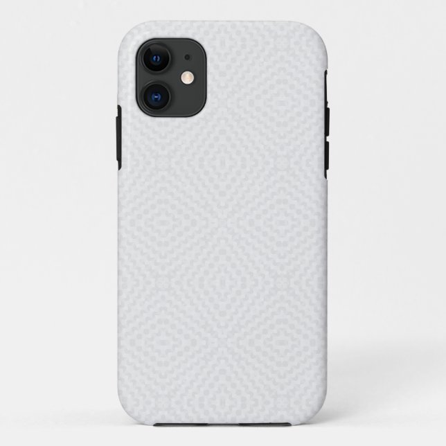 Coques Case-Mate iPhone Blanc solide texturé. (Dos)