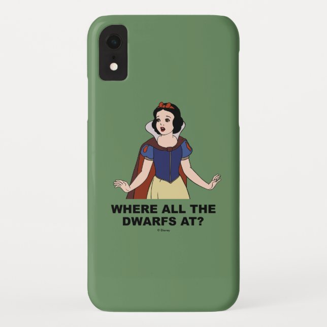 Coques Case-Mate iPhone Blanche-Neige| Où sont tous les nains ? (Dos)