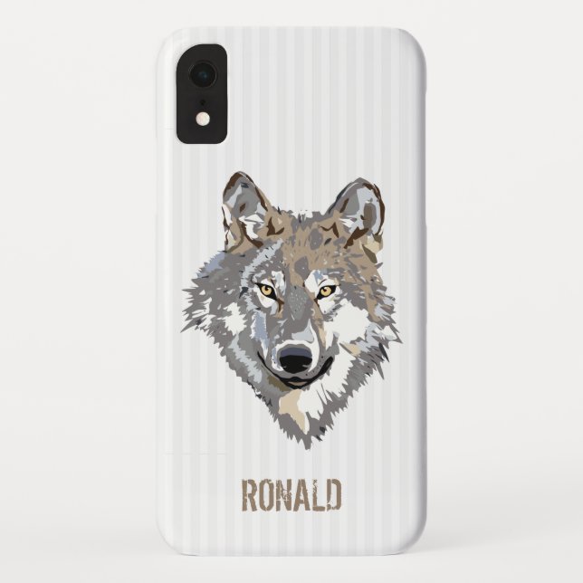 Coques Case-Mate iPhone Blancs Et Loup (Dos)