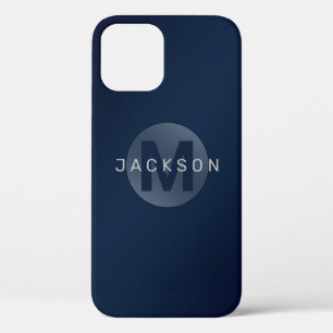 Case-Mate iPhone Case Blason personnalisé simple moderne bleu marine