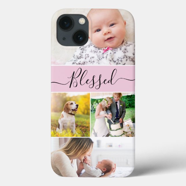 Coques Case-Mate iPhone Blessé Famille Photo Maman Souvenirs rose (Verso)