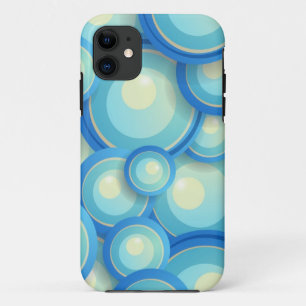 Coque Case-Mate Pour iPhone bleu Abstrait en vert