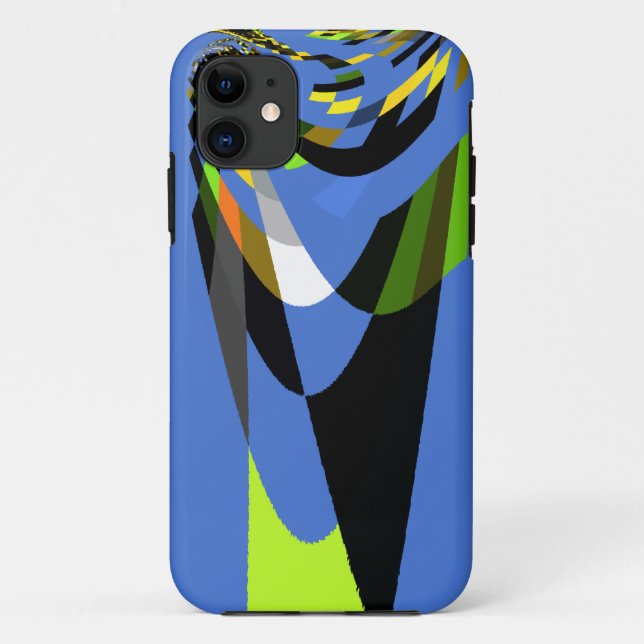 Coques Case-Mate iPhone Bleu Africain Tribal Motif Motif Art Imprimer (Dos)