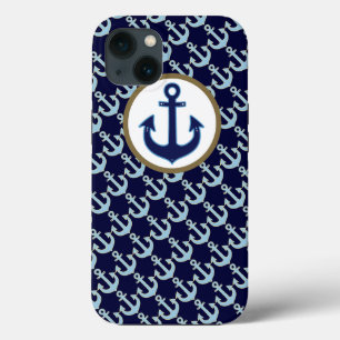 Etui iPhone Case-Mate bleu anchor & anchors