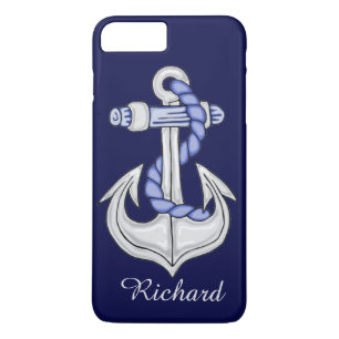 Coques Pour iPhone Bleu Ancre marine