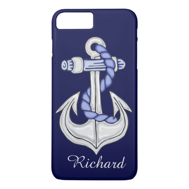 Coques Case-Mate iPhone Bleu Ancre marine (Dos)