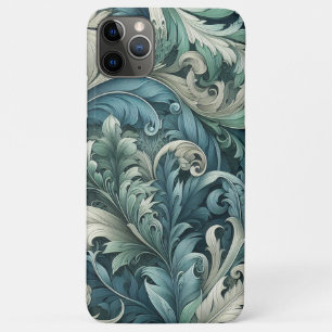 Case-Mate iPhone Case Bleu ardoise Turquoise Gris Gris Paisley Motif d'a