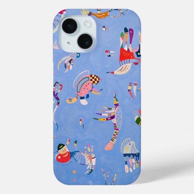 Coques Case-Mate iPhone Bleu ciel | Wassily Kandinsky (Verso)