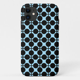 Case-Mate iPhone Case Bleu clair avec géométrie noire