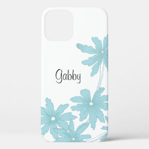 Case-Mate iPhone Case Bleu clair sur blanc