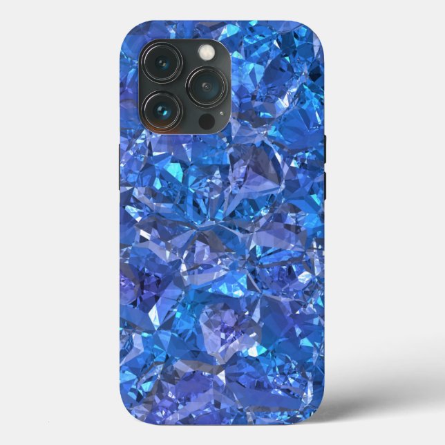 Coques Case-Mate iPhone Bleu cristal et violet (Verso)