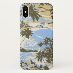 Coque Case-Mate Pour iPhone Bleu de ciel pittoresque d'île hawaïenne de baie
