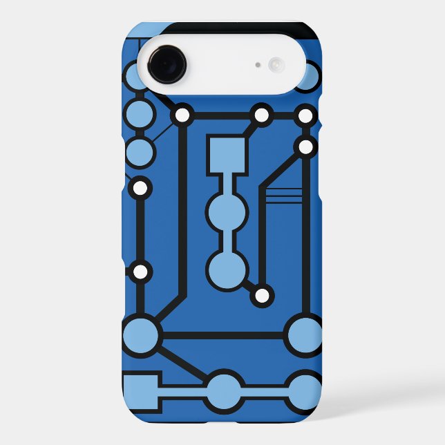 Coques Case-Mate iPhone Bleu de Motherbox (Verso)