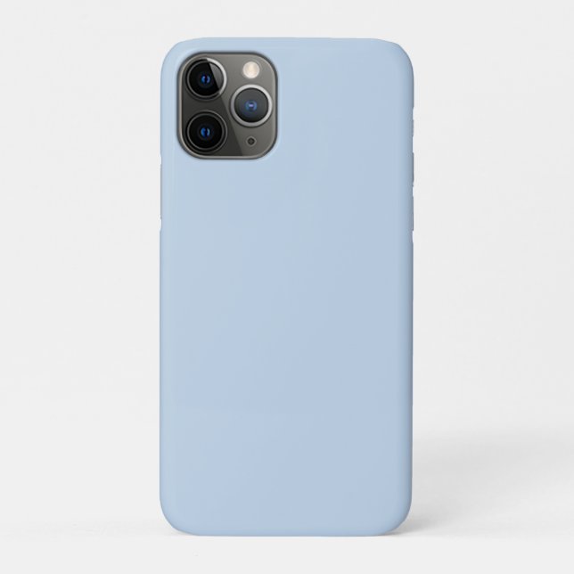 Coques Case-Mate iPhone Bleu en poudre solide (Dos)