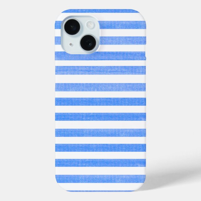 Coques Case-Mate iPhone Bleu et blanc (Verso)