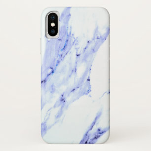 Case-Mate iPhone Case Bleu et Marbre blanc