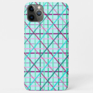 Case-Mate iPhone Case Bleu et Rose À damiers Motif