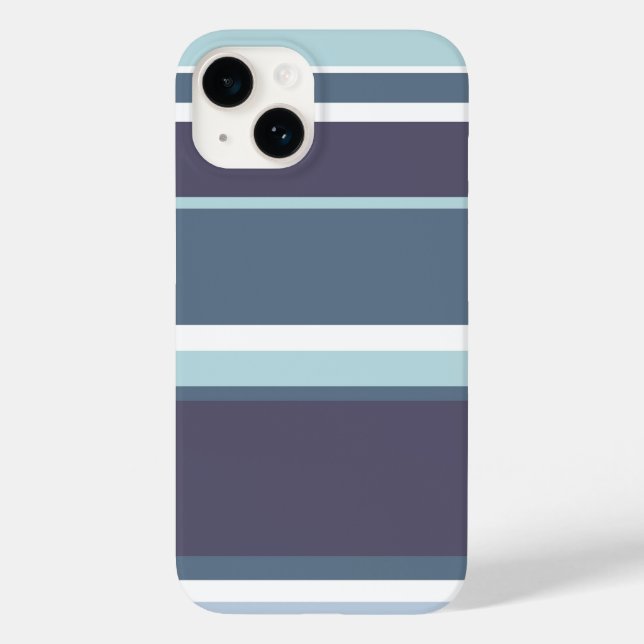 Coques Case-Mate iPhone Bleu-gris (Verso)