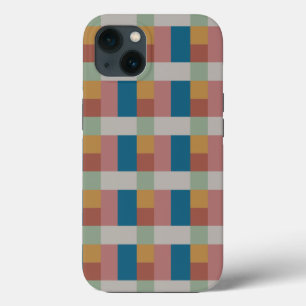 Case-Mate iPhone Case Bleu Gris Vert Terracotta Couleur Bloc