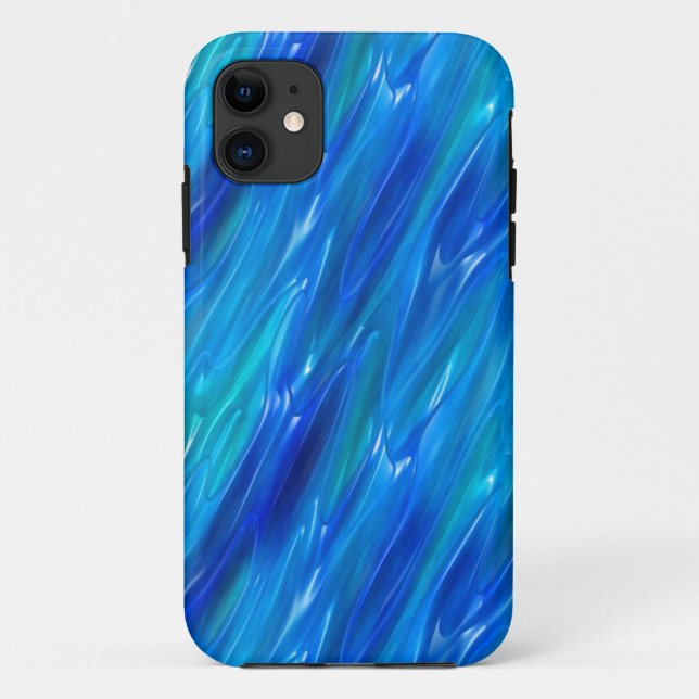Coques Case-Mate iPhone Bleu liquide (Dos)