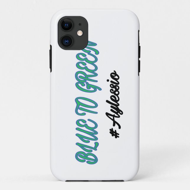 Coques Case-Mate iPhone Bleu pour verdir la caisse (Dos)