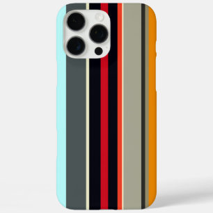 Coques iPhone 16 Pro Max Bleu Rouge Argent Multicolore