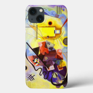 Coques Pour iPhone Bleu rouge jaune Kandinsky peinture Abstraite