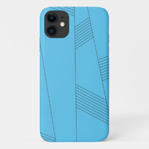 Case-Mate iPhone Case Bleu, simple, élégant, abstrait motif