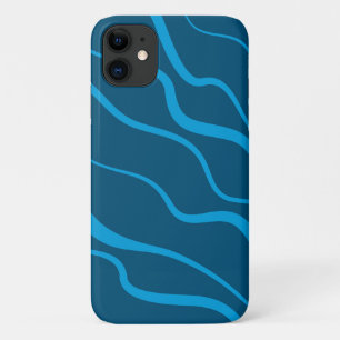 Case-Mate iPhone Case Bleu, simple, moderne, cool vague abstraction