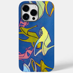 Coque Pour Pour iPhone 14 Pro Max Bleu talons hauts, pour l'amour des chaussures
