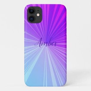 Case-Mate iPhone Case Bleu Violet/Rose Motif Action Swoosh Personnaliser