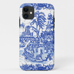 Case-Mate iPhone Case Bleu Whimsical Isle of Rabbits Classic Look
