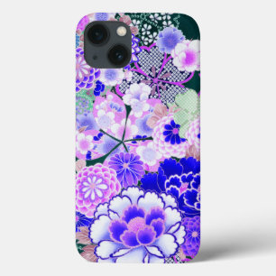 Case-Mate iPhone Case BLEUE FLEURS BLANCHES Peony, Rose Floral Cas