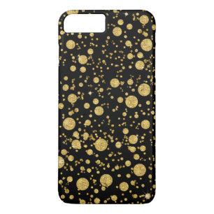 Coques Pour iPhone BLK-AJR-CARD-random-bubble-dots-glitter-BACK-G.jpg