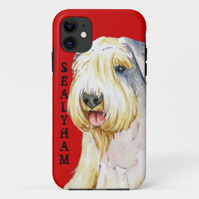 Coques Case-Mate iPhone Bloc couleur Sealyham Terrier (Dos)