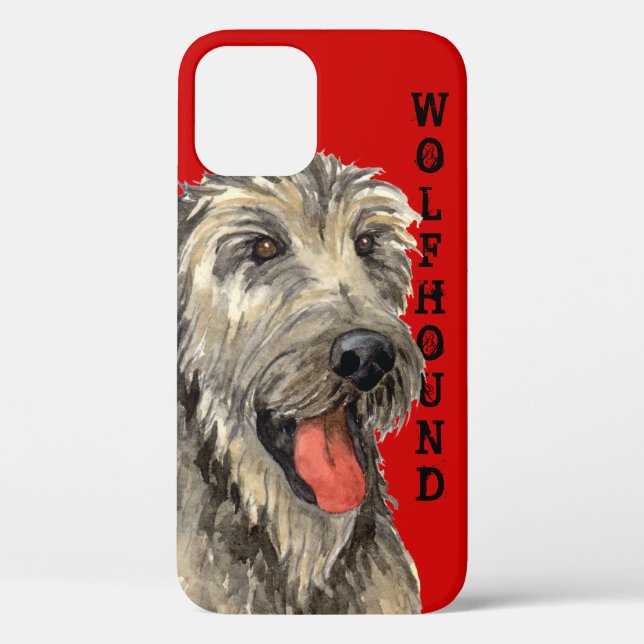 Coques Case-Mate iPhone Bloc couleur Wolfhound irlandais (Verso)